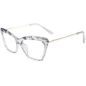 New Elvin Mathews Transparent Gray Reading  glasses Eyeglasses